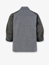 Sacai Women's Wool Shirt Grey