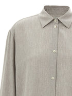 Toteme Wool Shirt Grey, view 3