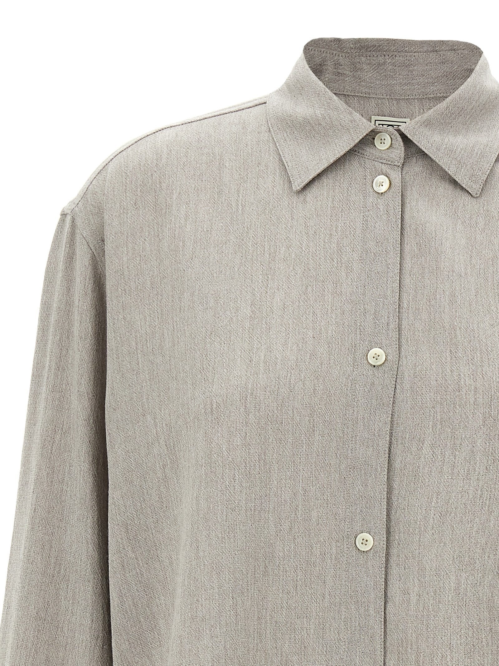 Toteme Wool Shirt Grey