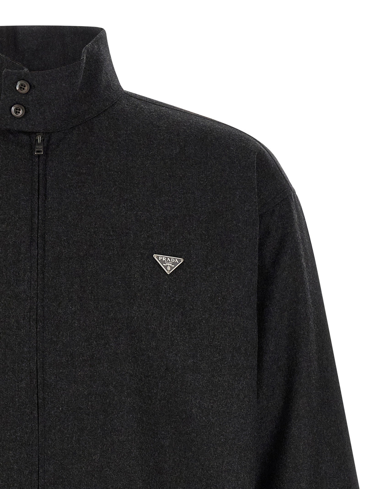 PRADA Wool Shirt Grey, view 3