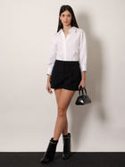 Givenchy Women's Wool Shorts Black, view 2