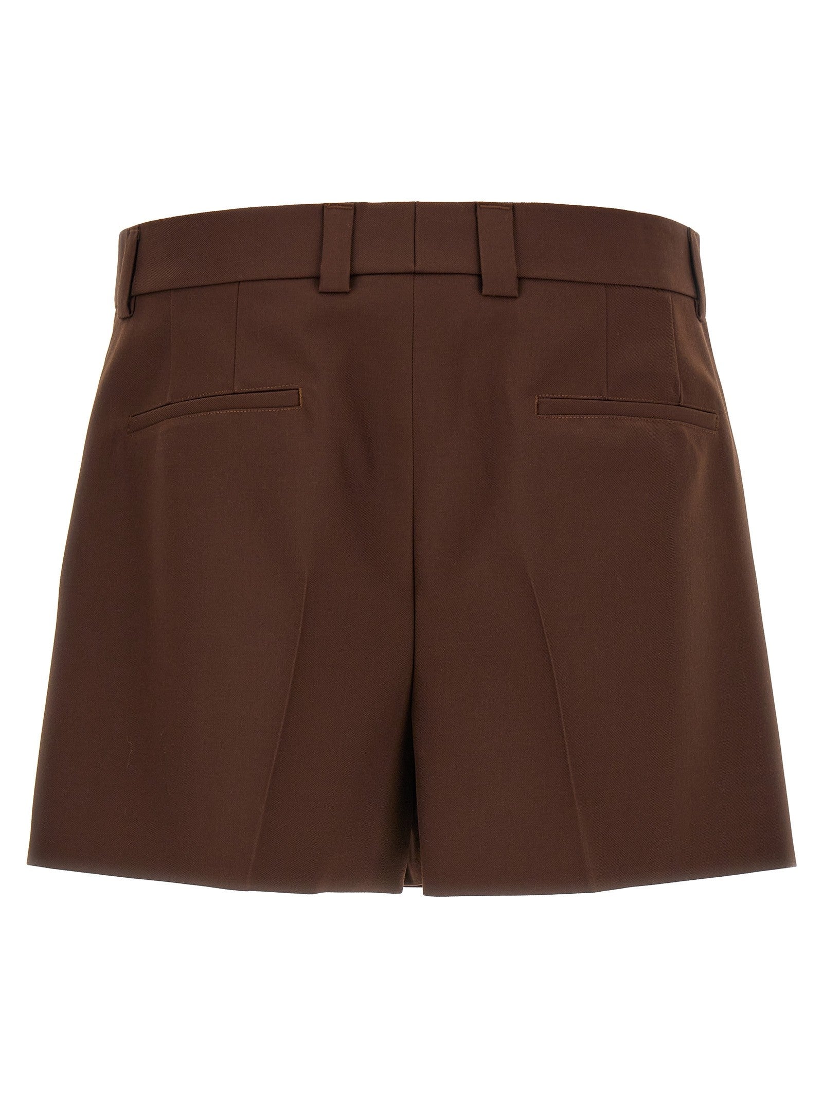 Gucci Wool Shorts Brown
