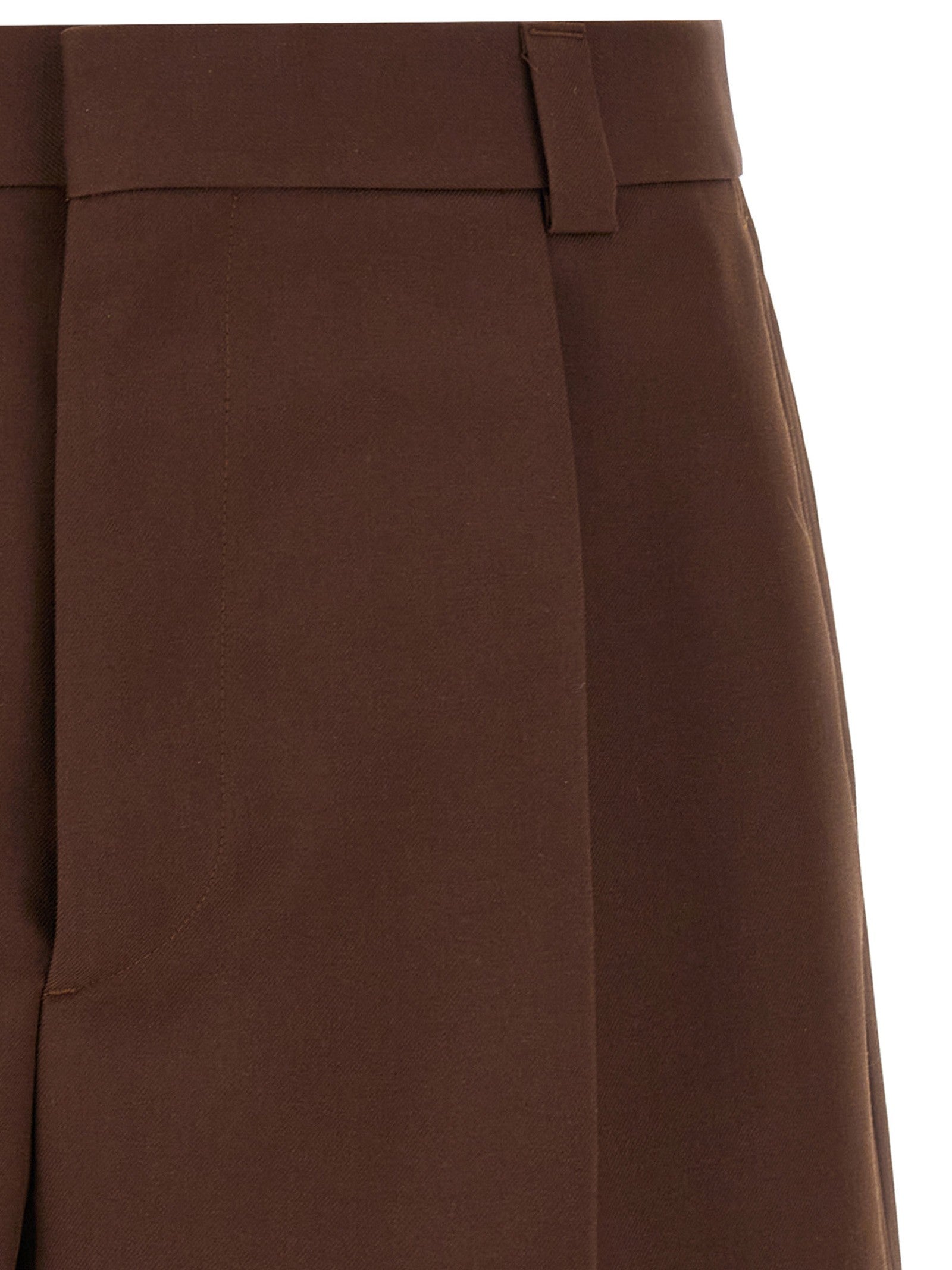 Gucci Wool Shorts Brown