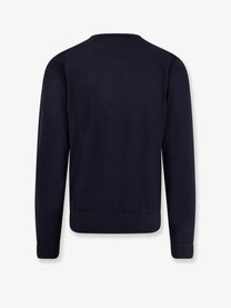 BOSS Men's Silk and Cashmere Sweater Blue