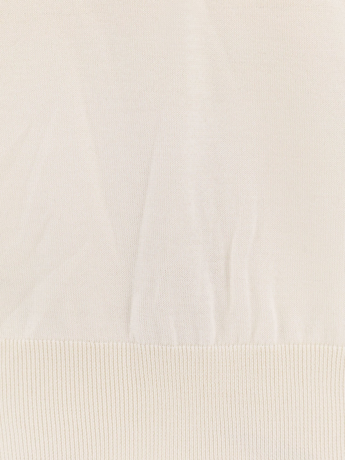 BOSS Men's Silk and Cashmere Sweater White