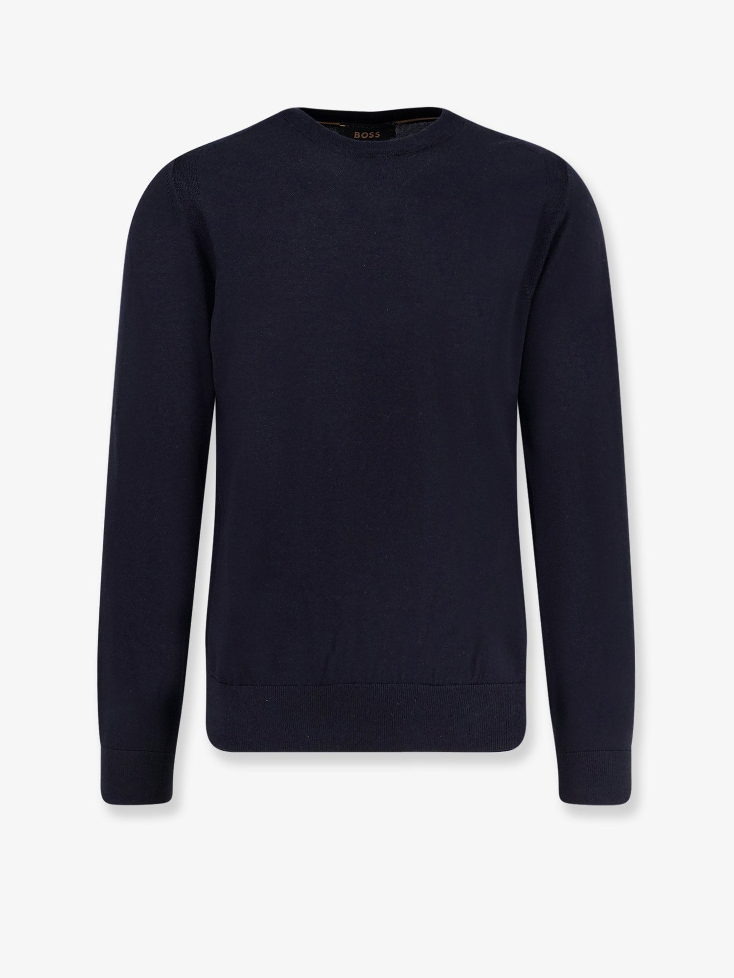 BOSS Men's Silk and Cashmere Sweater Blue