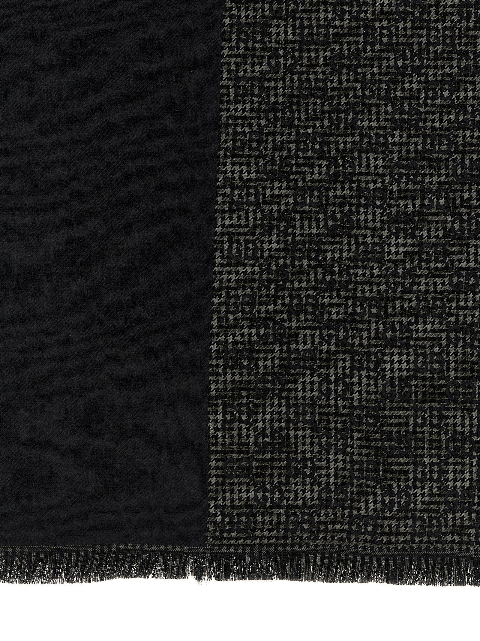 Gucci Wool Silk Scarf Gold