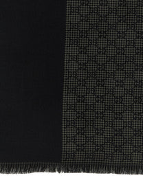 Gucci Wool Silk Scarf Gold