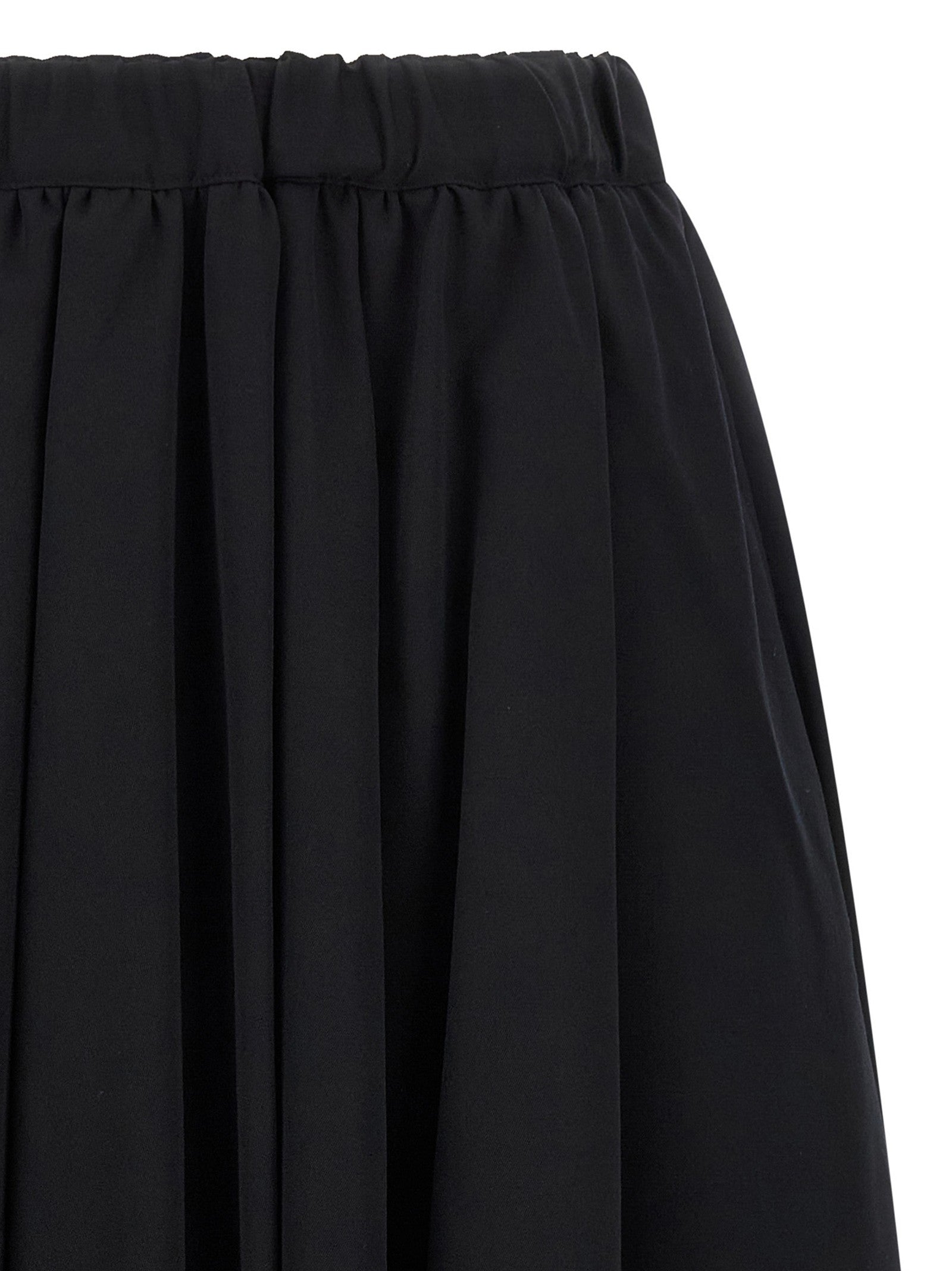 Comme Des Garçons Wool Skirt Black