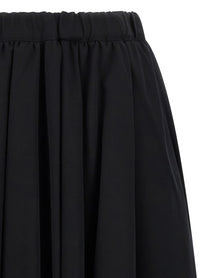 Comme Des Garçons Wool Skirt Black