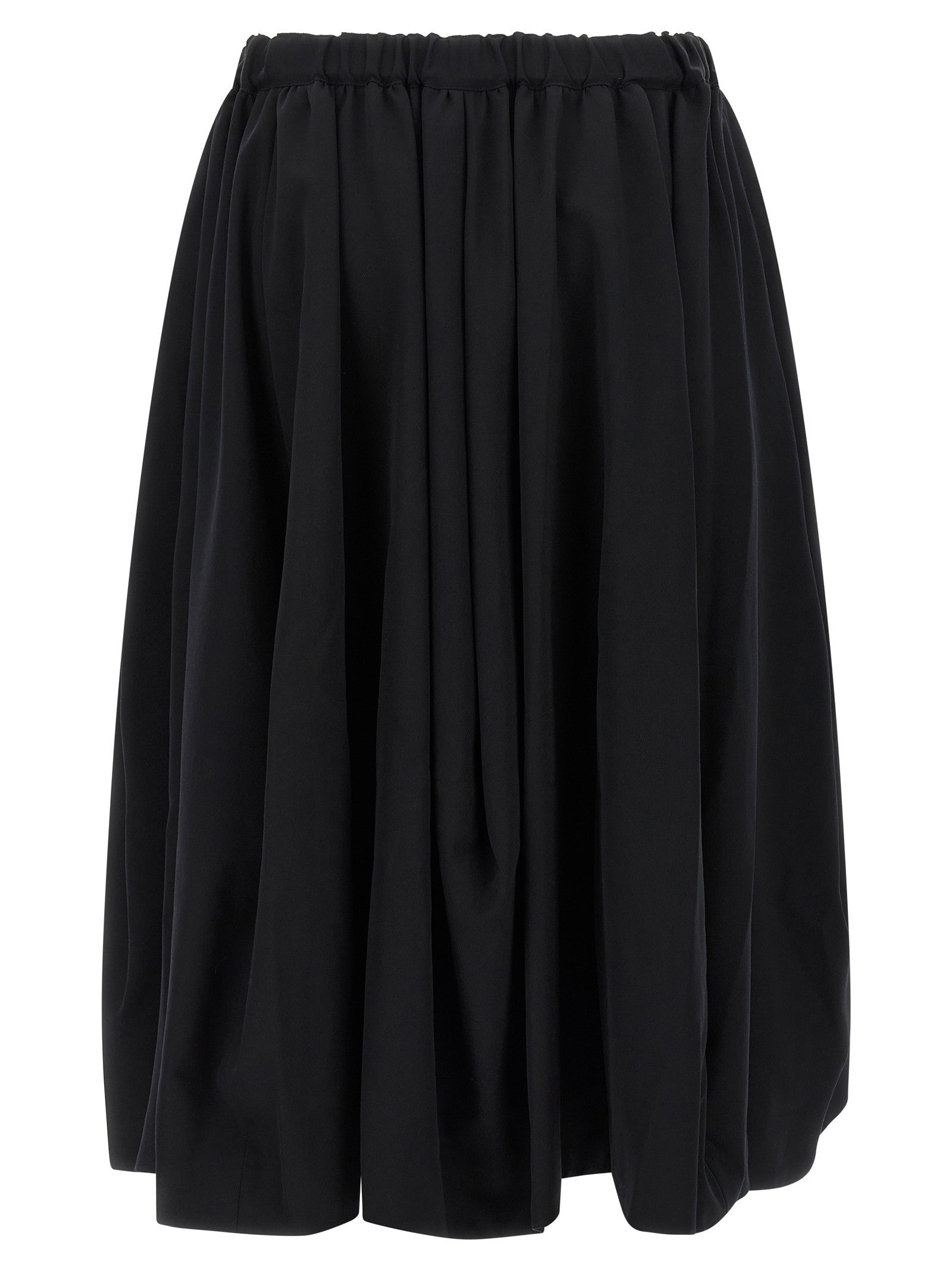 Comme Des Garçons Wool Skirt Black
