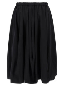 Comme Des Garçons Wool Skirt Black