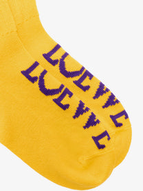 Loewe Women's Wool Socks Yellow
