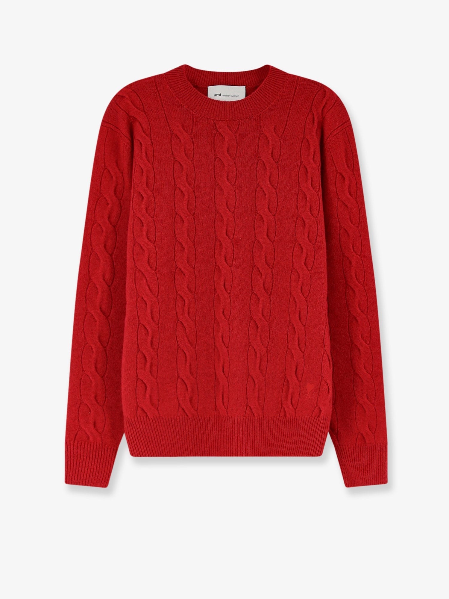 Ami Paris Men's Wool Sweater Red