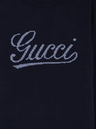 Gucci Men's Gucci Intarsia Sweater Blue, view 3