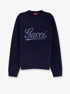 Gucci Men's Gucci Intarsia Sweater Blue