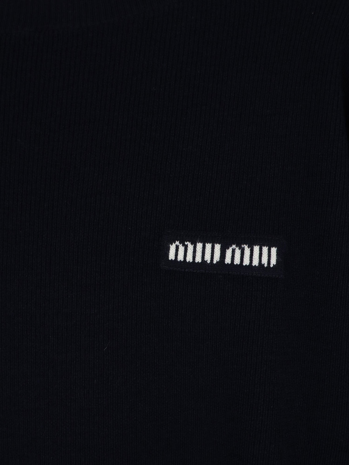 Miu Miu Women's Wool Sweater Blue, view 3