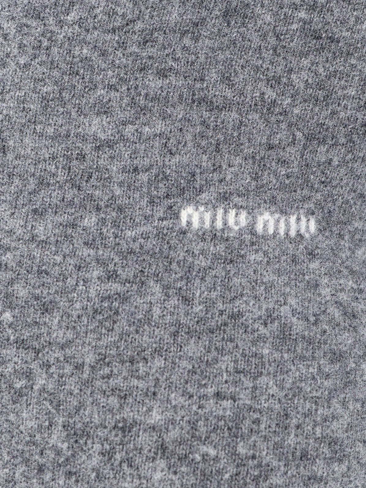 Miu Miu Women's Wool Sweater Grey