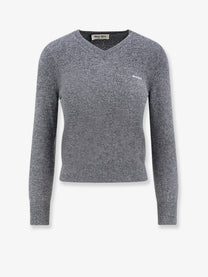 Miu Miu Women's Wool Sweater Grey