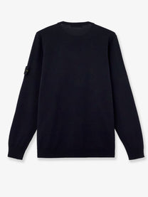 Stone Island Men's Wool Sweater Blue
