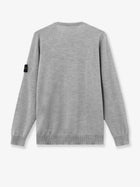 Stone Island Men's Wool Sweater Grey, view 2