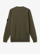 Stone Island Men's Wool Sweater Green, view 2