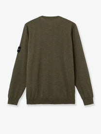 Stone Island Men's Wool Sweater Green