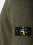 Stone Island Men's Wool Sweater Green, view 3