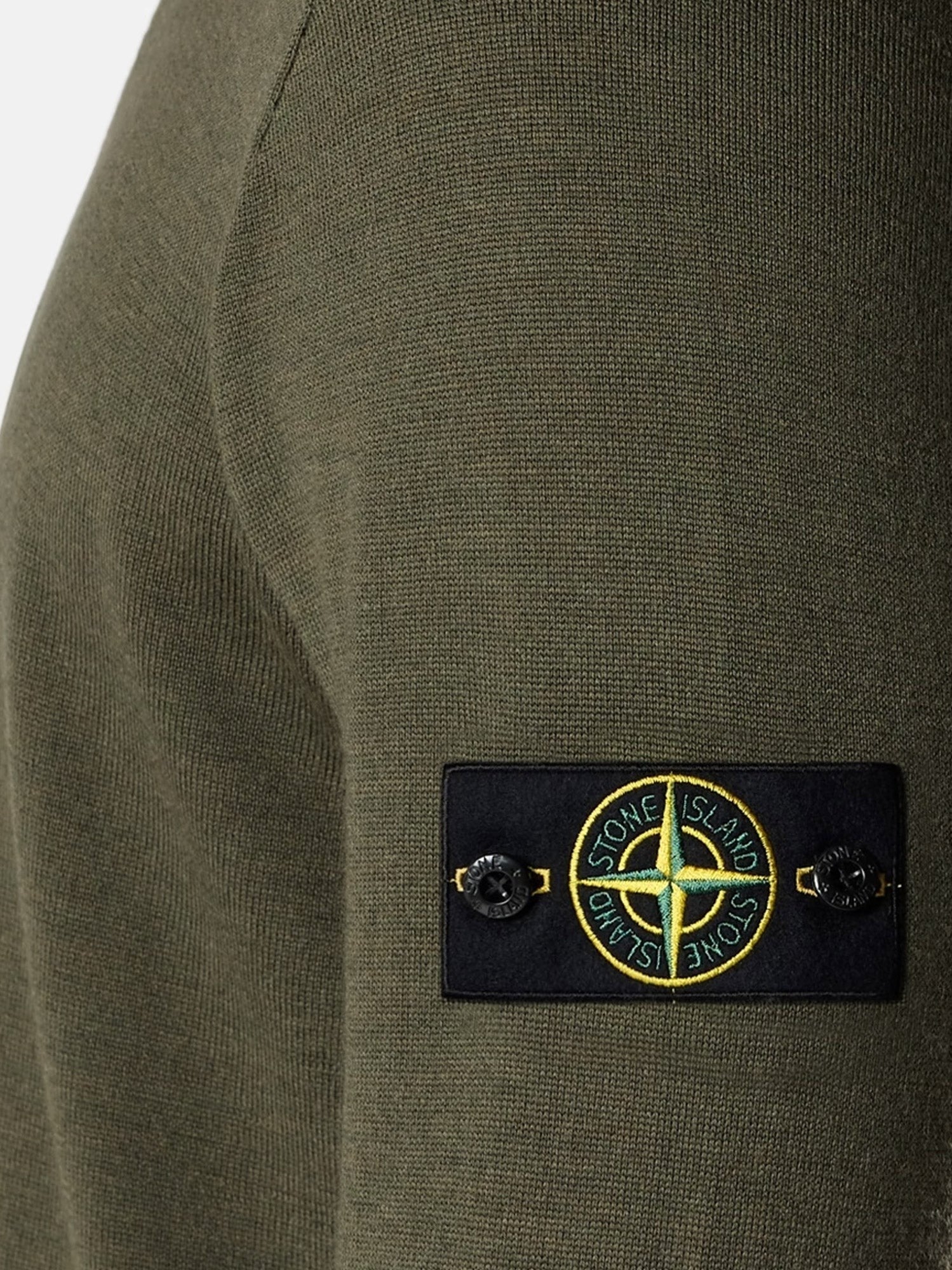 Stone Island Men's Wool Sweater Green