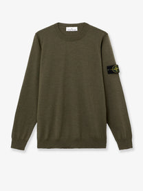 Stone Island Men's Wool Sweater Green