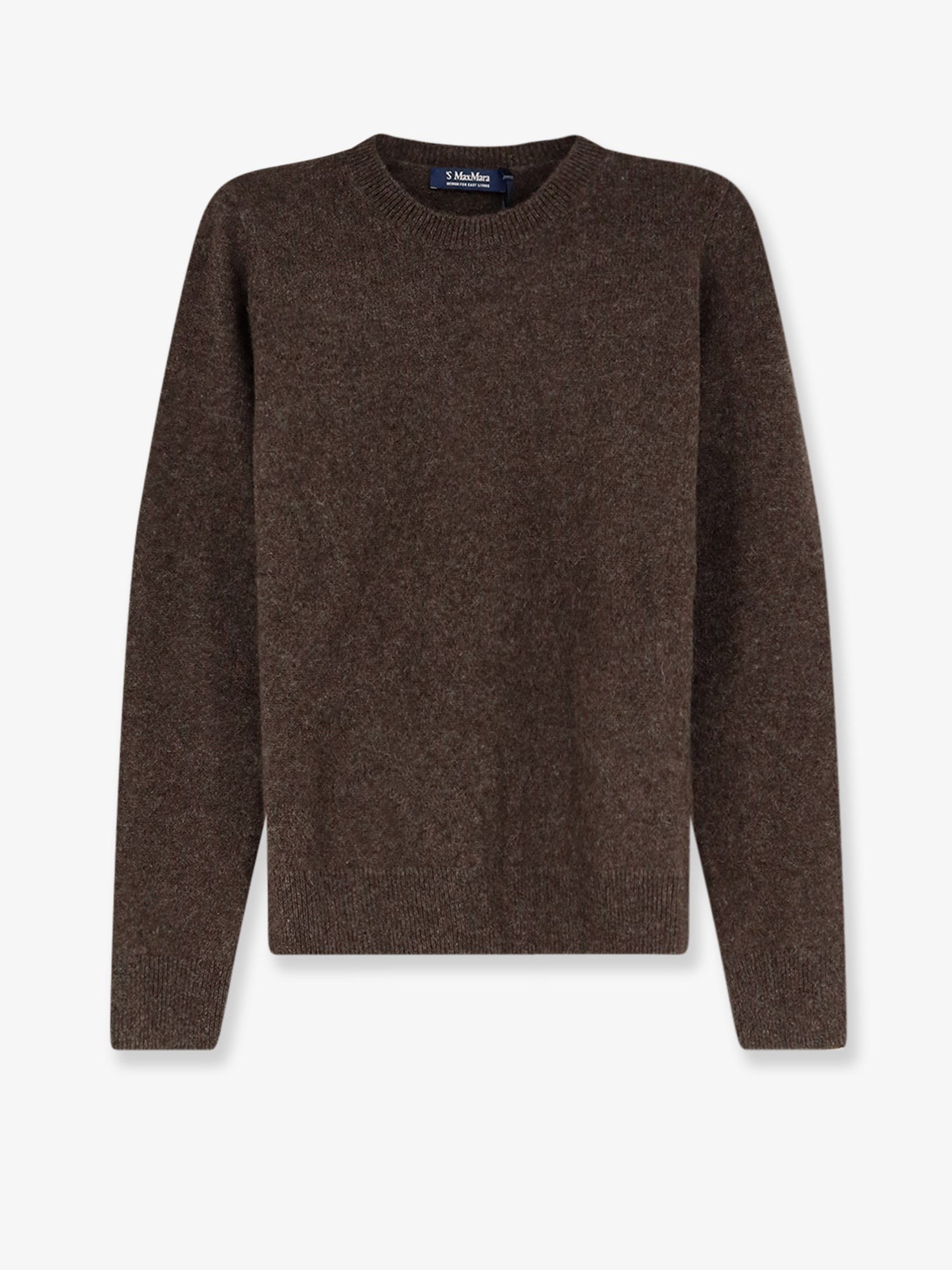 S MAX MARA Women's Wool Sweater Brown