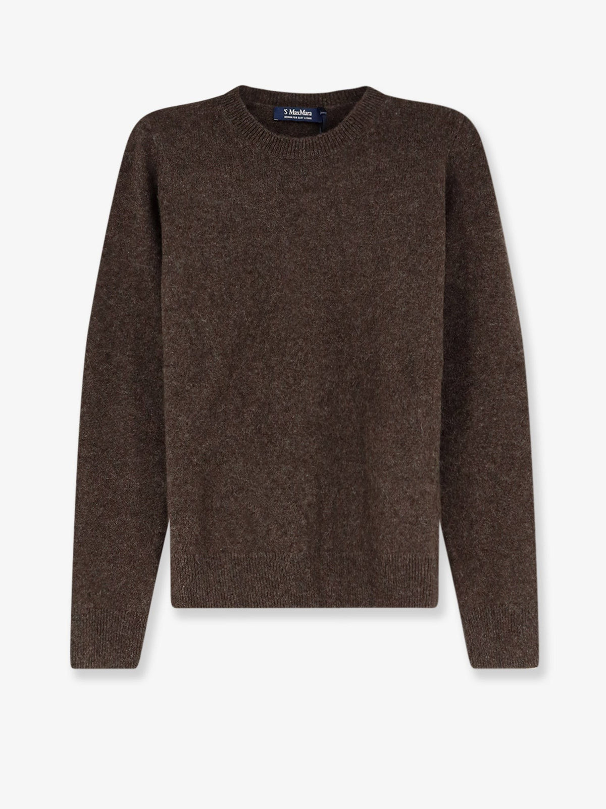 S MAX MARA Women's Wool Sweater Brown