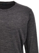 Zanone Wool Sweater Grey, view 3