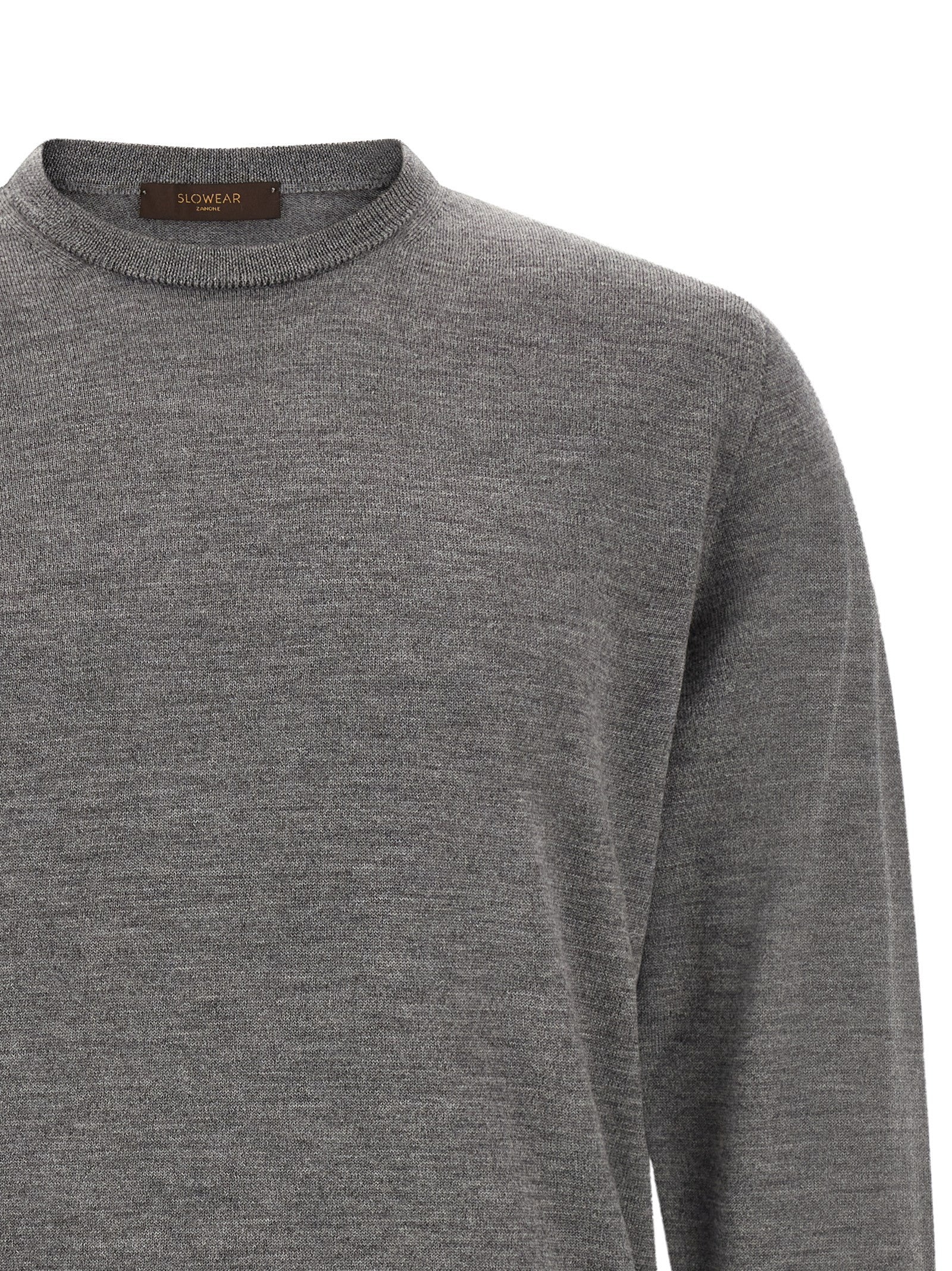 Zanone Wool Sweater Grey