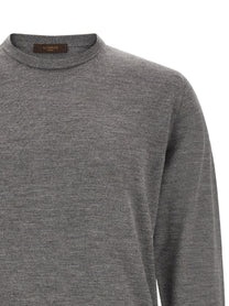 Zanone Wool Sweater Grey