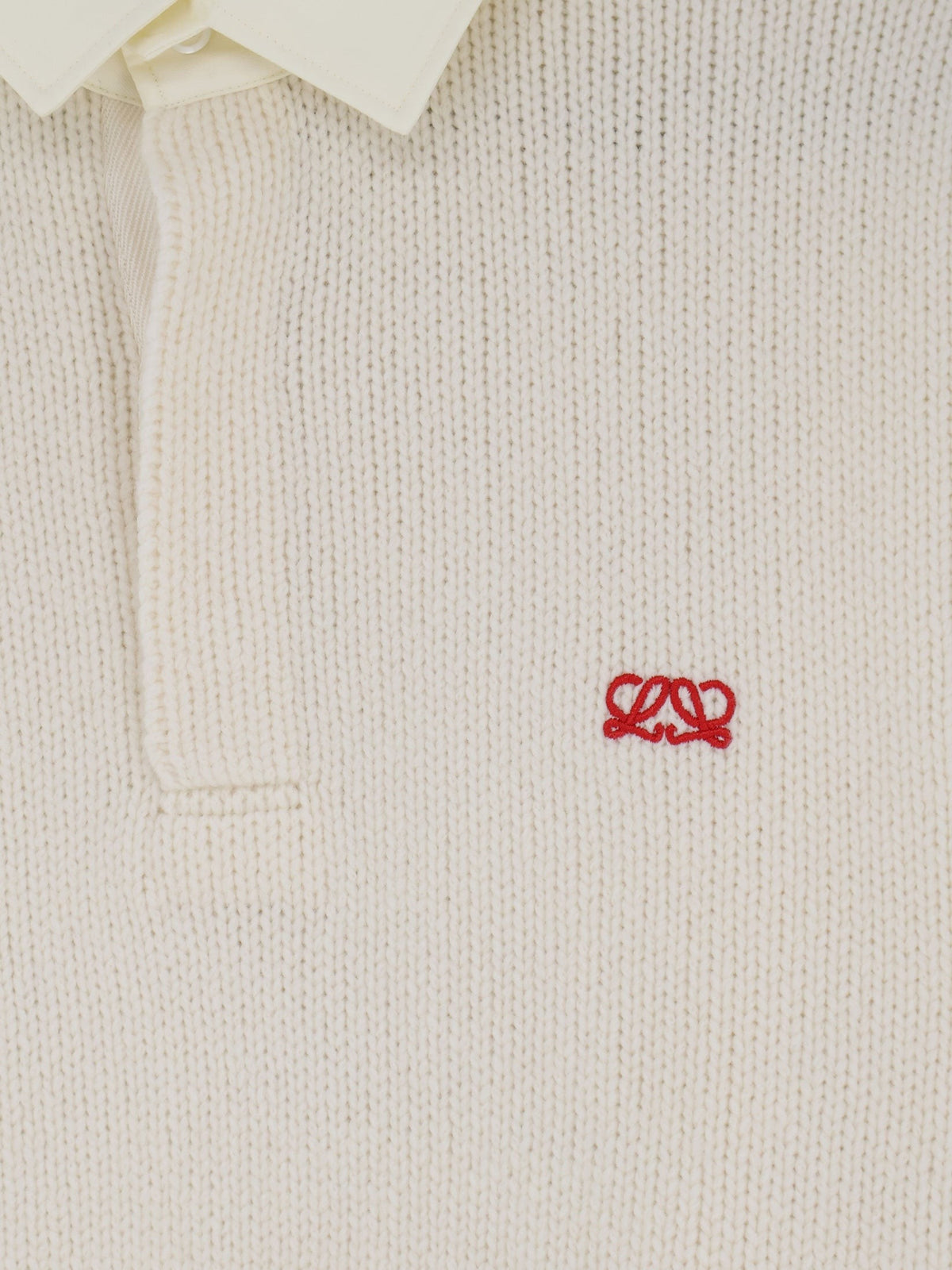 Loewe Men's Wool Sweater White