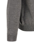 Zanone Wool Sweater Grey, view 4