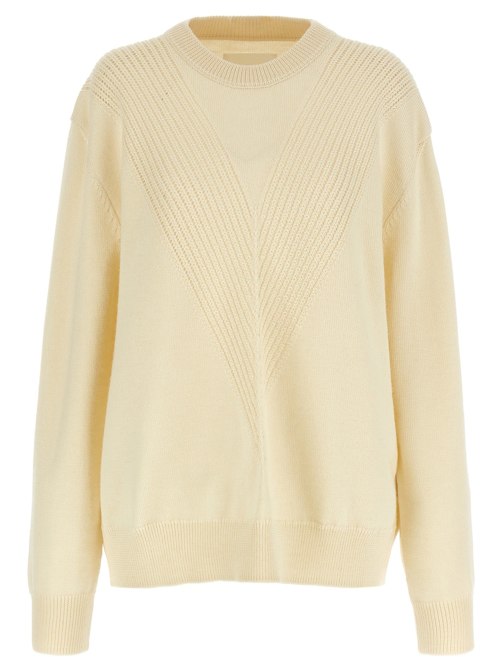 Jil Sander Wool Sweater White