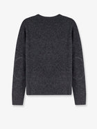 S MAX MARA Women's Wool Sweater Grey, view 2