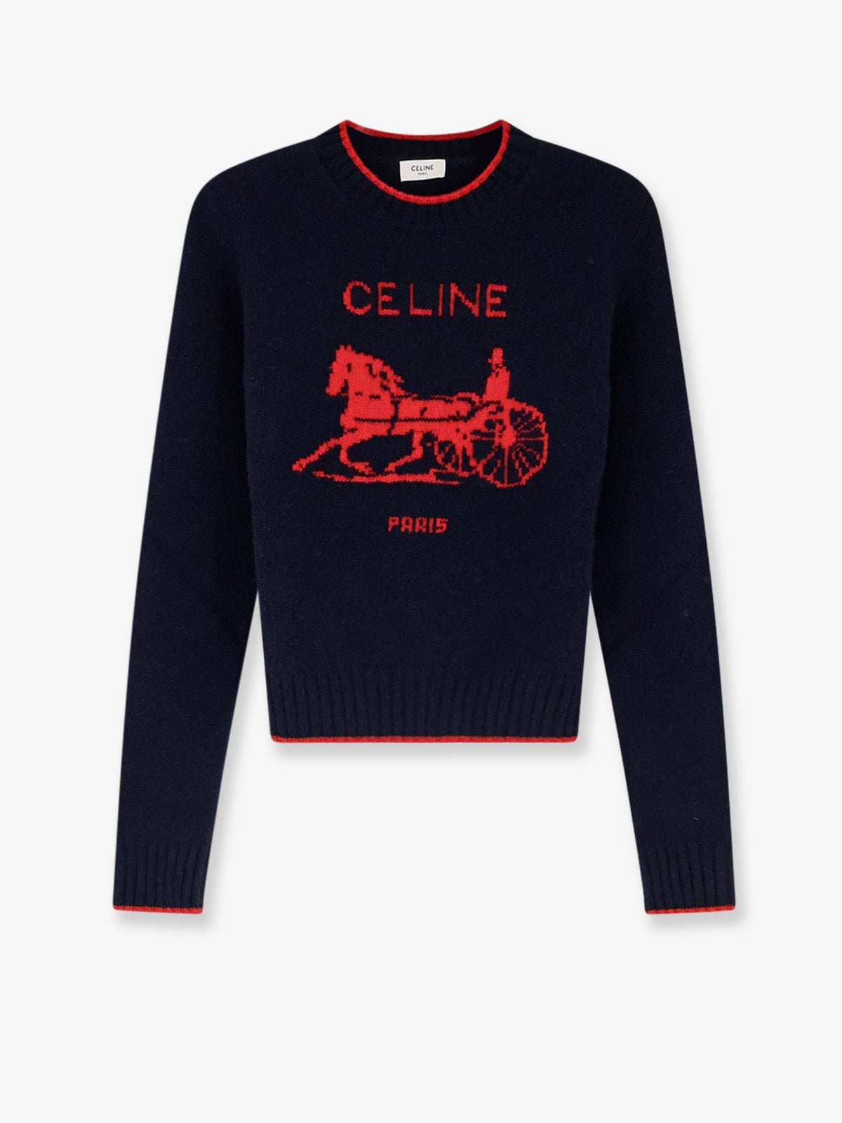 Celine Women's Wool Sweater Blue