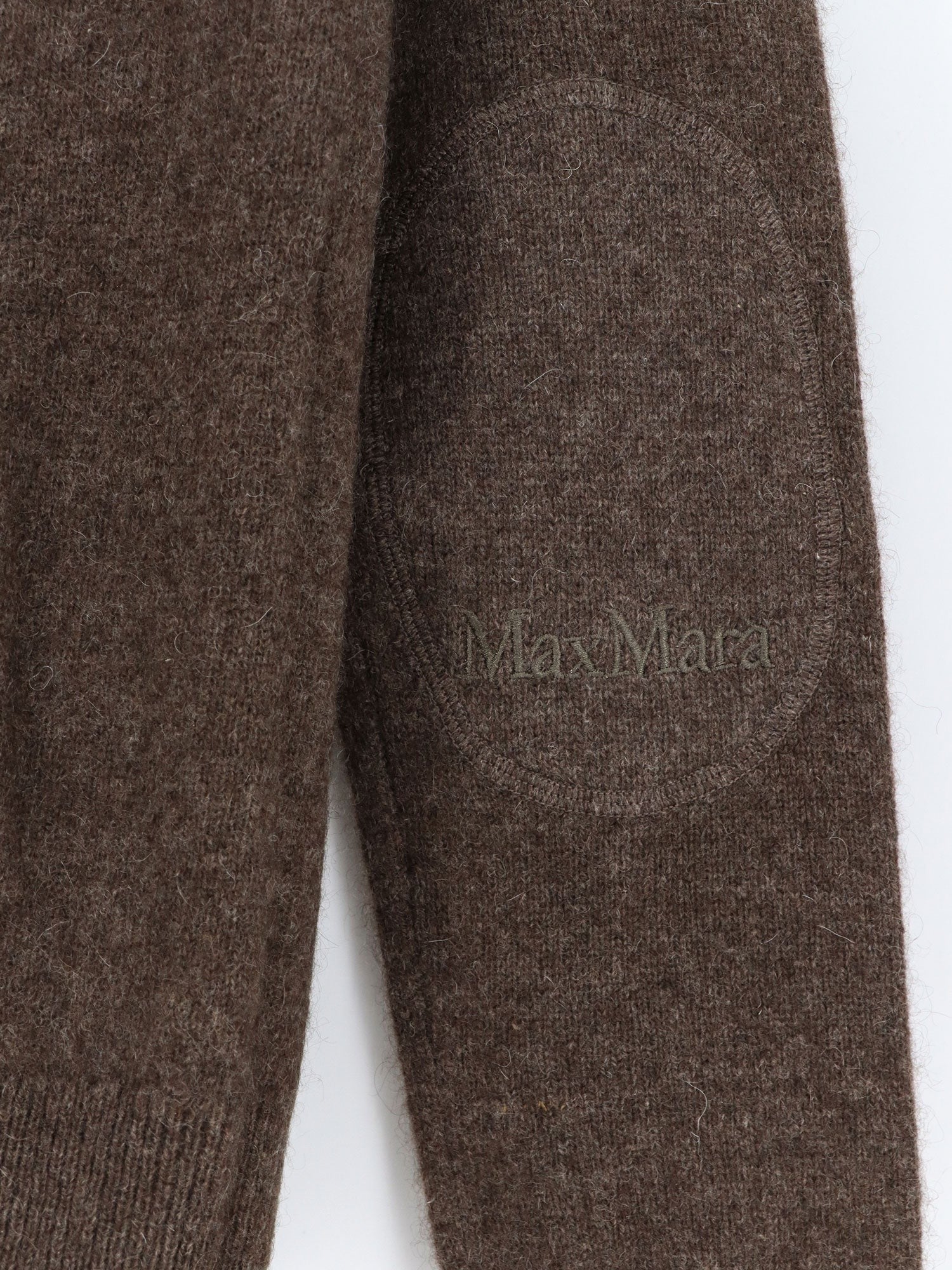S MAX MARA Women's Wool Sweater Brown