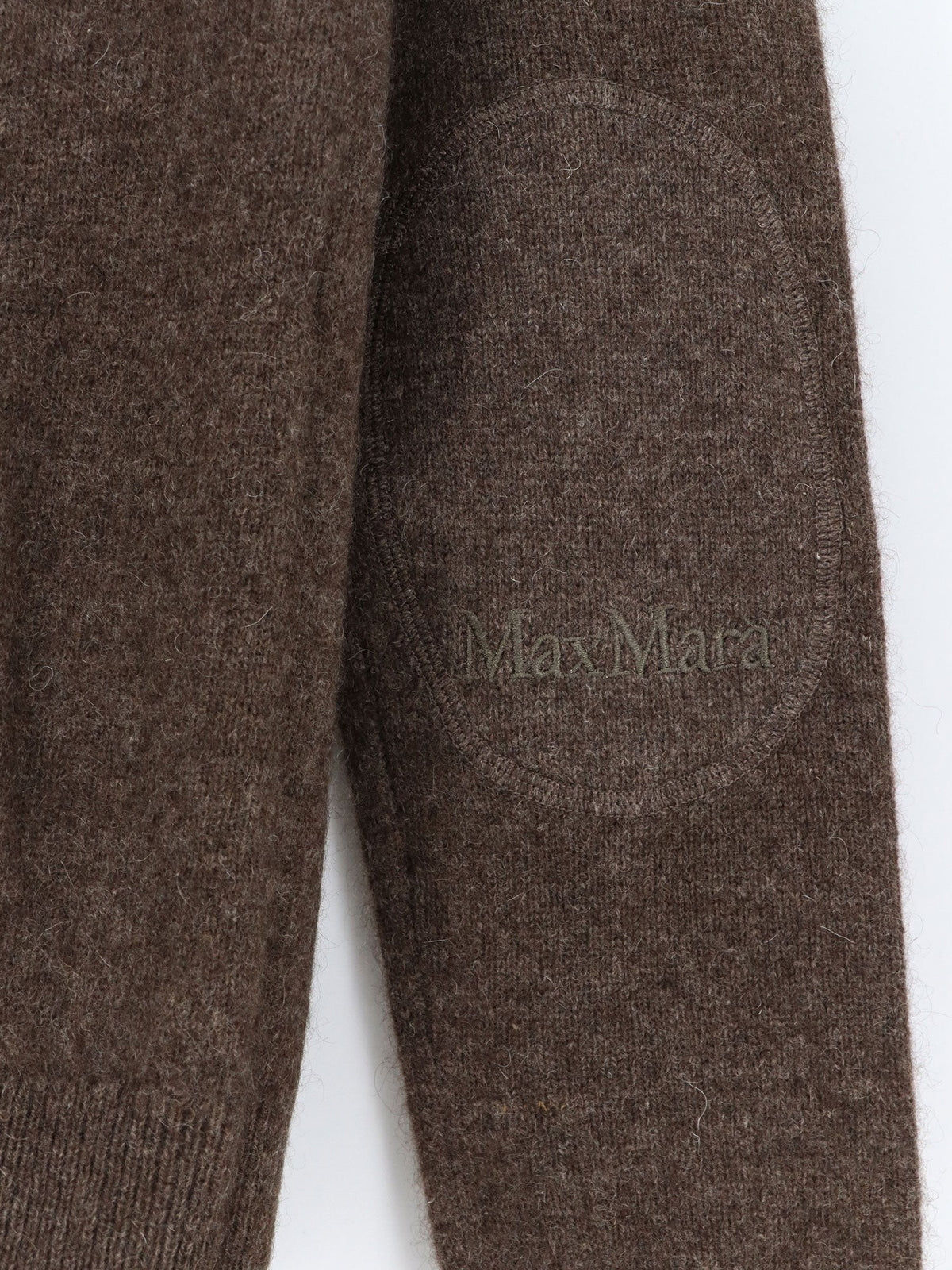 S MAX MARA Women's Wool Sweater Brown, view 3