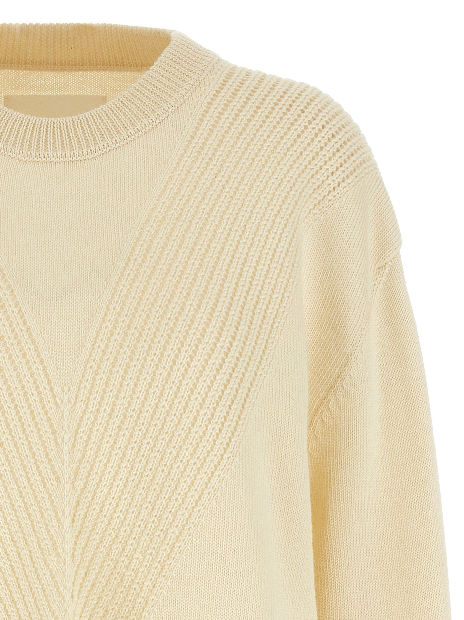 Jil Sander Wool Sweater White