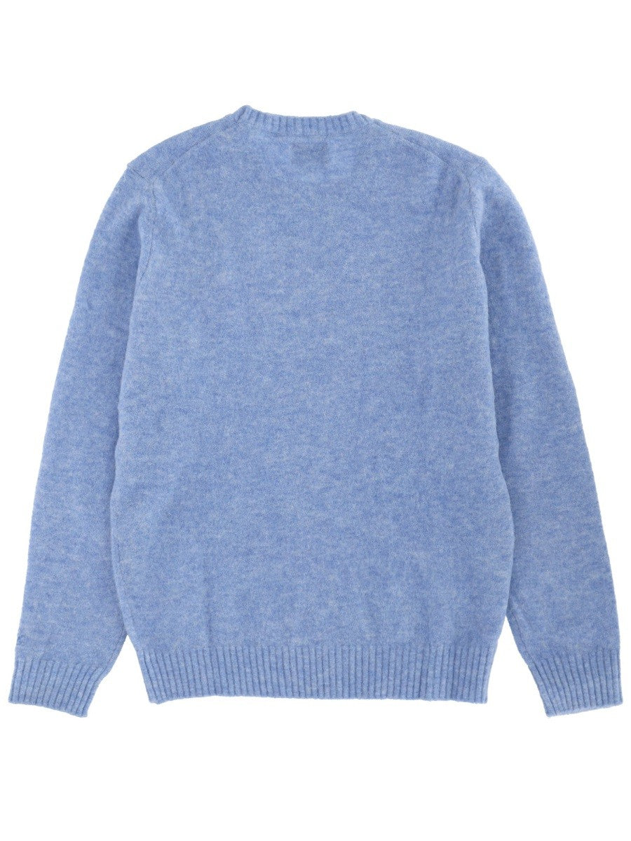 Mc2 Saint Barth Men's Wool Sweater Blue Mc2 Saint Barth