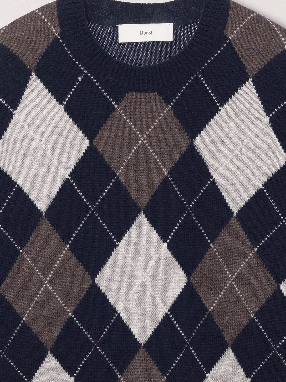 DUNST Men's Wool Sweater Blue