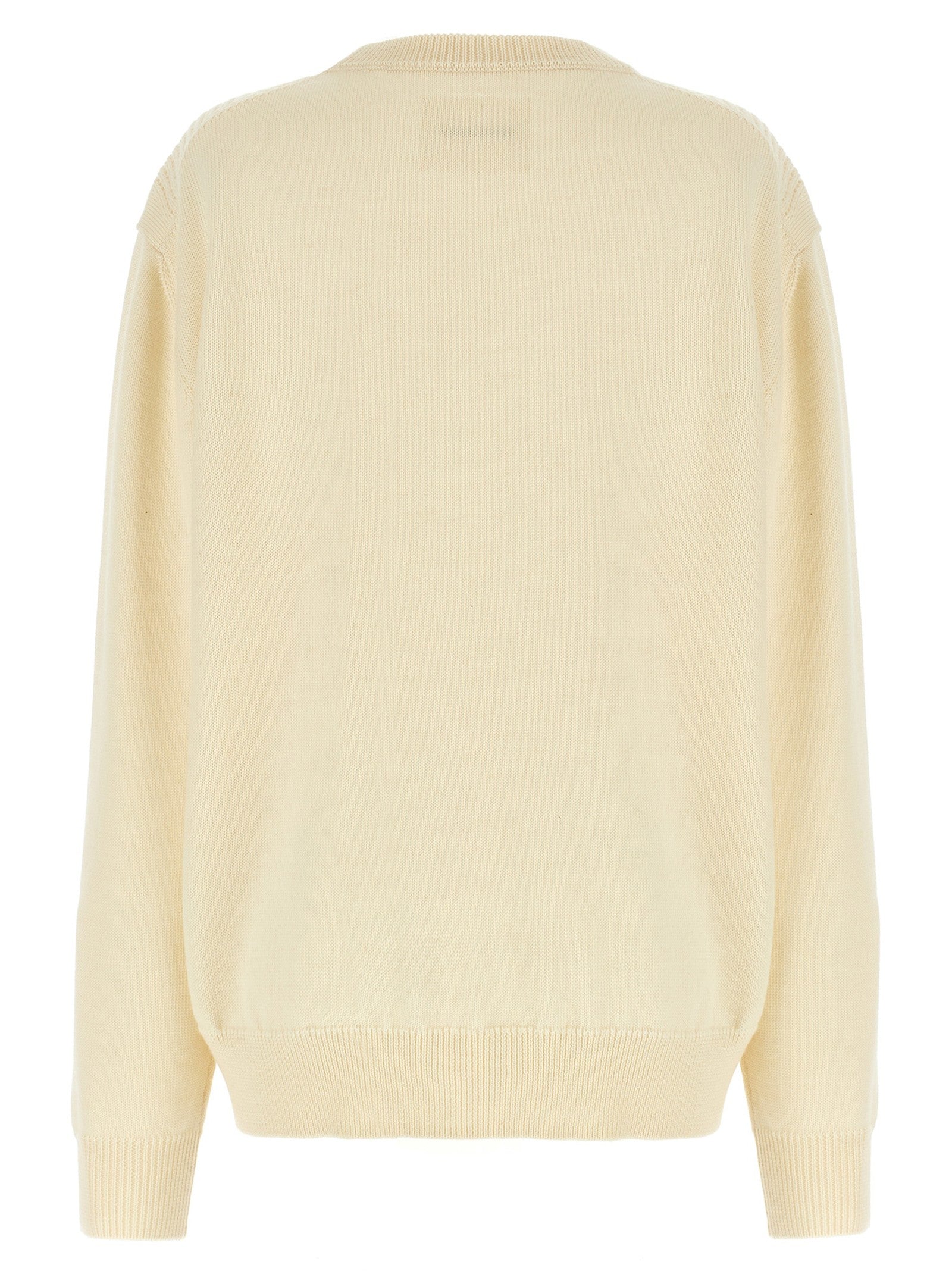 Jil Sander Wool Sweater White