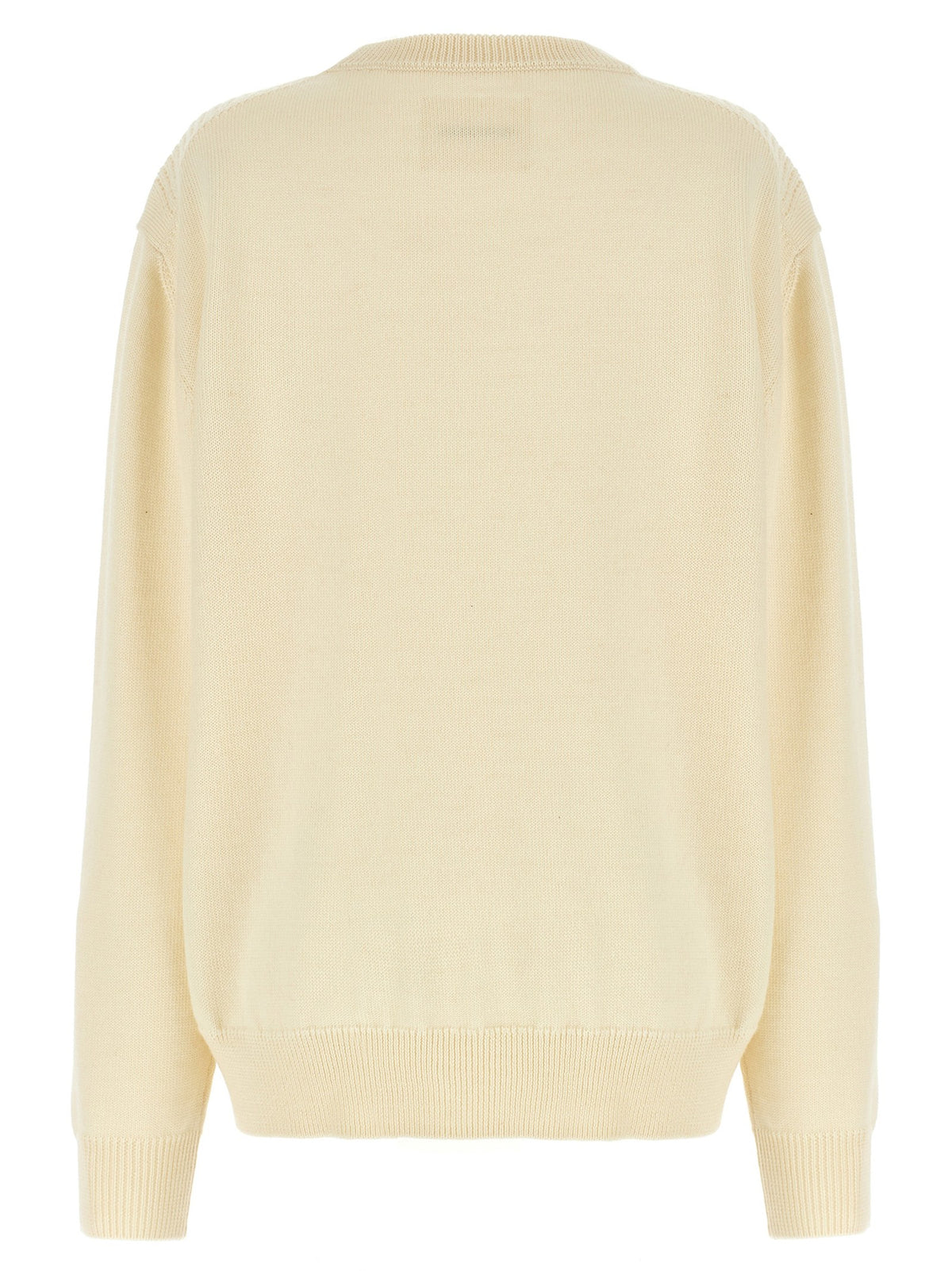 Jil Sander Wool Sweater White, view 2