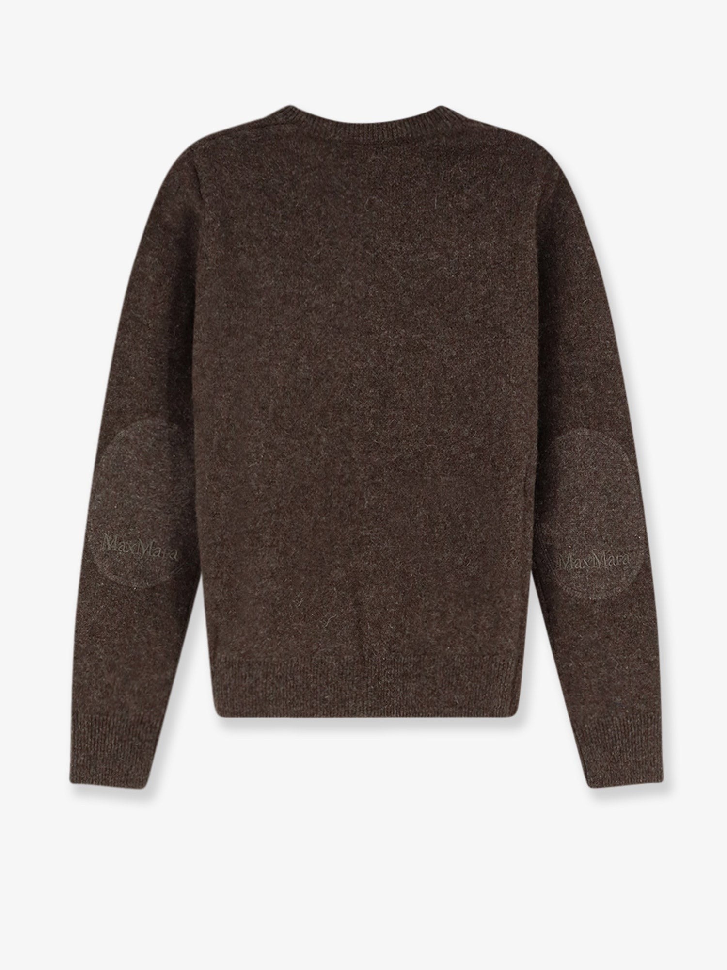 S MAX MARA Women's Wool Sweater Brown