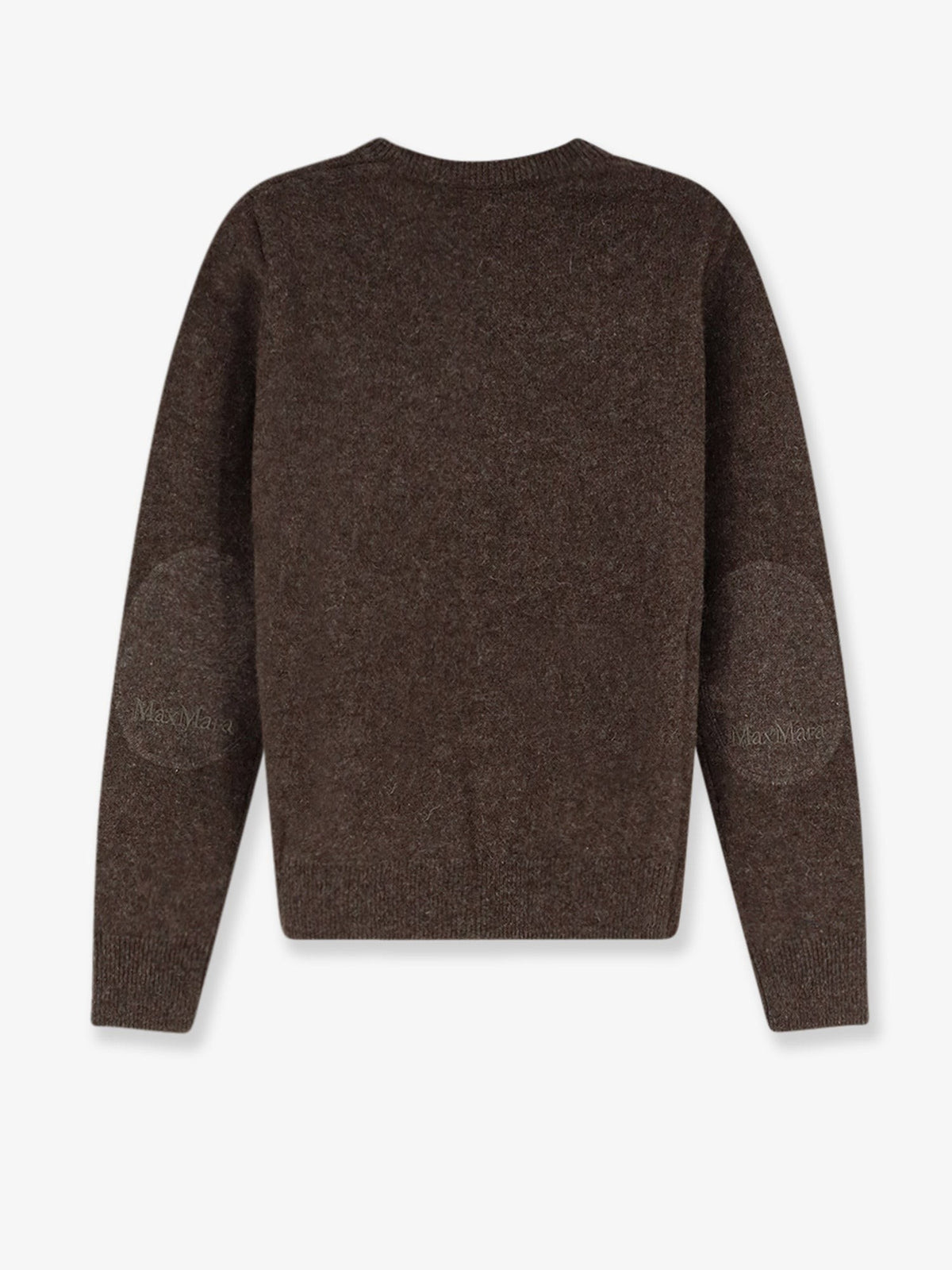 S MAX MARA Women's Wool Sweater Brown, view 2