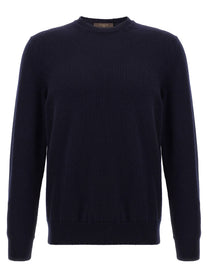 Zanone Wool Sweater Blue